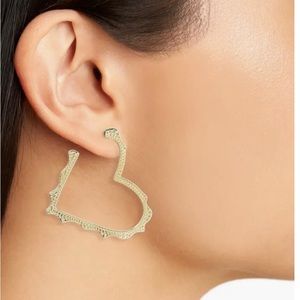 Kendra Scott Sophee Heart Hoop Earrings